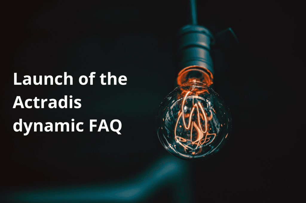 Actradic dynamic FAQ